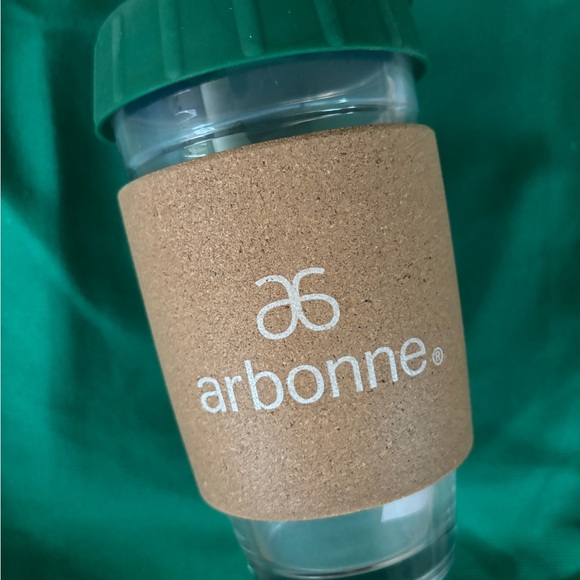 Arbonne glass travel mug and bag - Picture 2 of 2